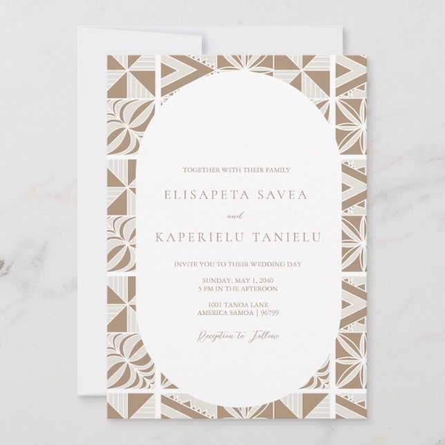 Invitación de Nuku'alofa (Anverso)