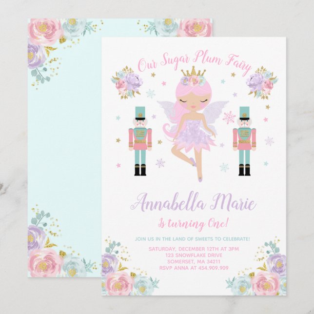 Invitación de nutricionista de la invitación a la  (Anverso / Reverso)