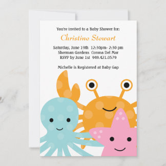 Invitación de Ocean Baby Shower