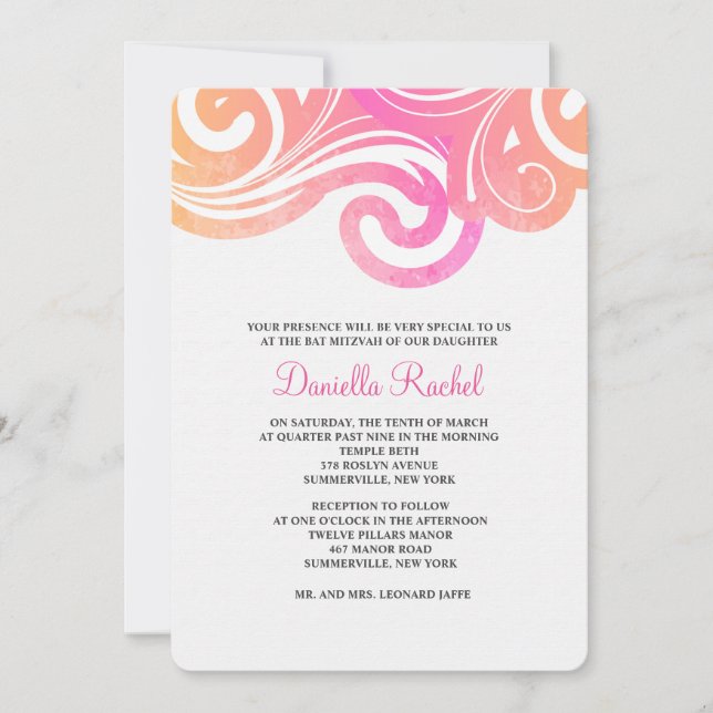 Invitación de olas (Anverso)