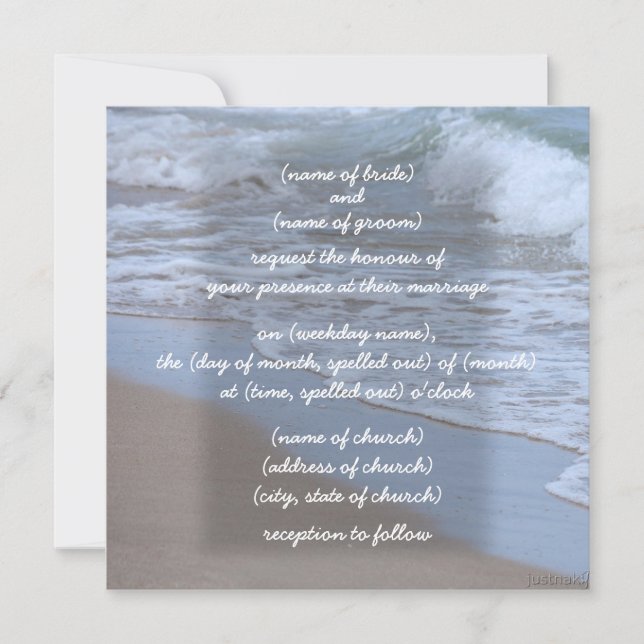 invitación de onda (Anverso)