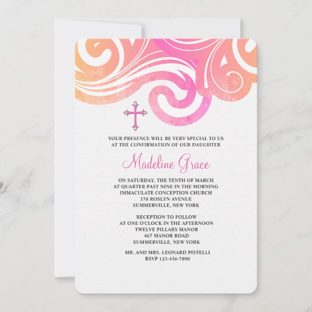 Invitación de ondas (Anverso)