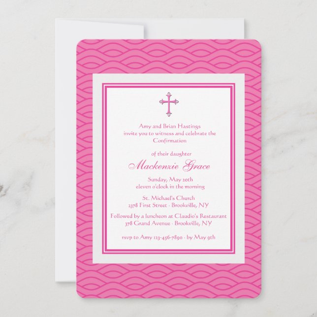 Invitación de ondas sobresalientes (Anverso)