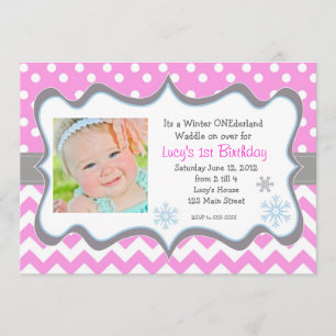 Invitación de ONEderland del invierno