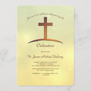 Invitación de Ordenación de la Santa Cruz