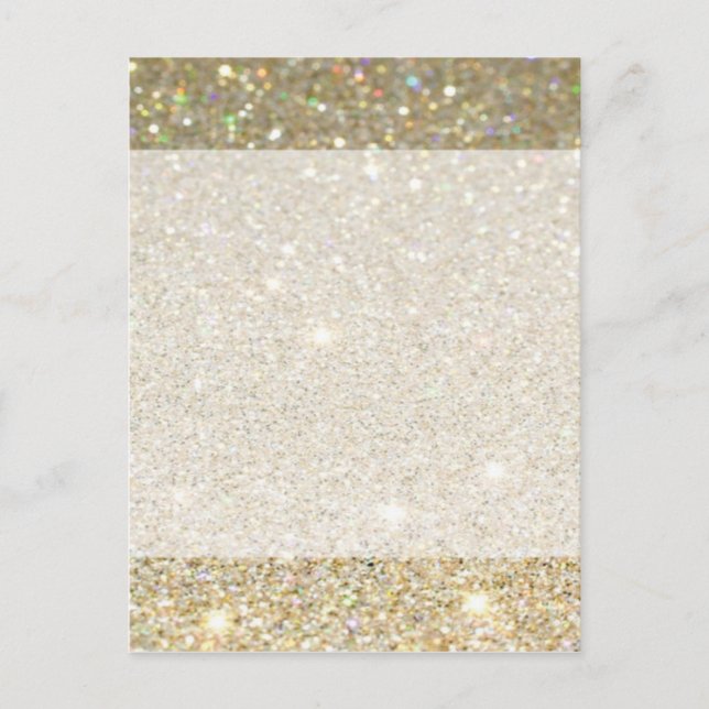 Invitación de oro con brillo mate para cualquier o (Anverso)