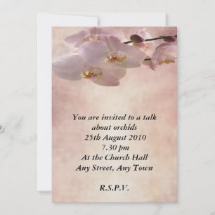 Invitación de Orquídea