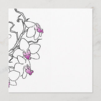 Invitación de orquídeas