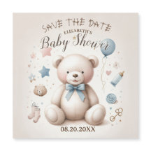 Invitación de oso de peluche