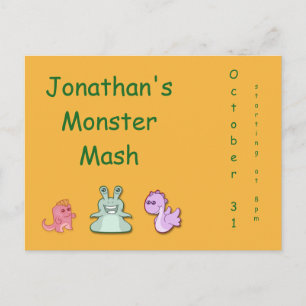 Invitación de otoño a Monster Mash