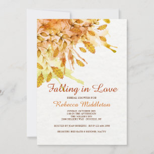 Invitación de Otoño de Nueva Inglaterra
