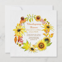 Invitación de Otoño Dorado