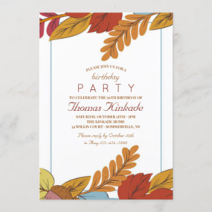 Invitación de Otoño Vibes