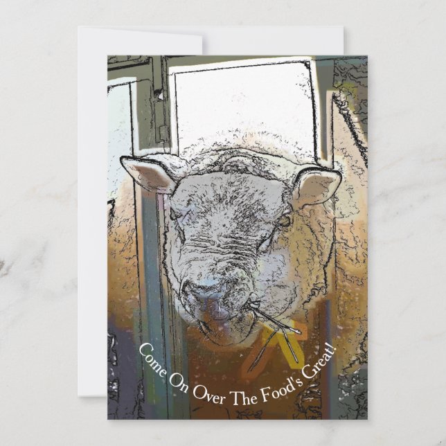 INVITACIÓN DE OVEJAS (Anverso)