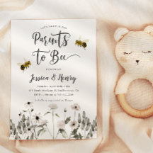 Invitación de padres a recibir Baby Shower