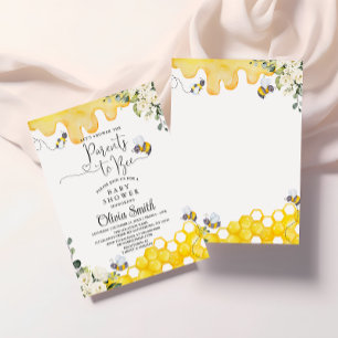 Invitación de padres a recibir Baby Shower