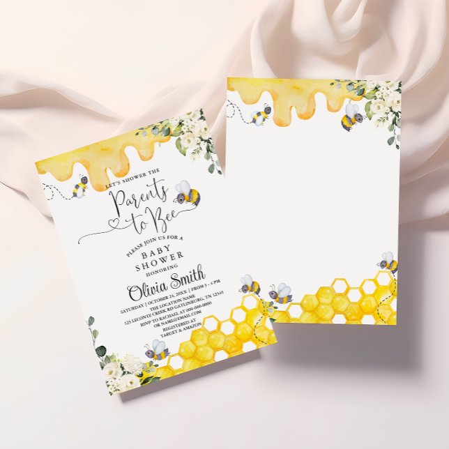 Invitación de padres a recibir Baby Shower (Subido por el creador)