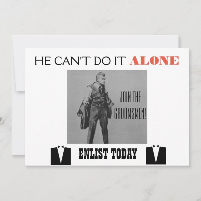 Invitación de Padrino con Tema de Propaganda (Anverso)