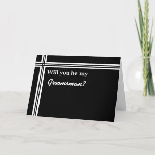 Invitación de Padrino de Boda - Divertida - Person