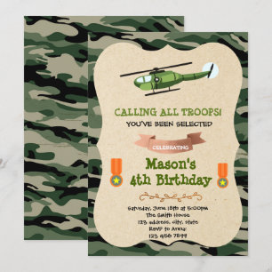 invitación de palabra del ejército
