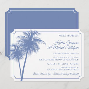 Invitación de Palma de Destino   Azul de Aciano