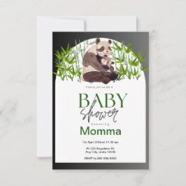 Invitación de Panda Baby Shower