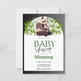 Invitación de Panda Baby Shower