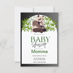 Invitación de Panda Baby Shower
