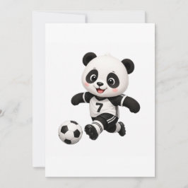 Invitación de Panda de Fútbol 