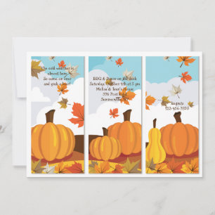 Invitación de Paneles de Calabaza