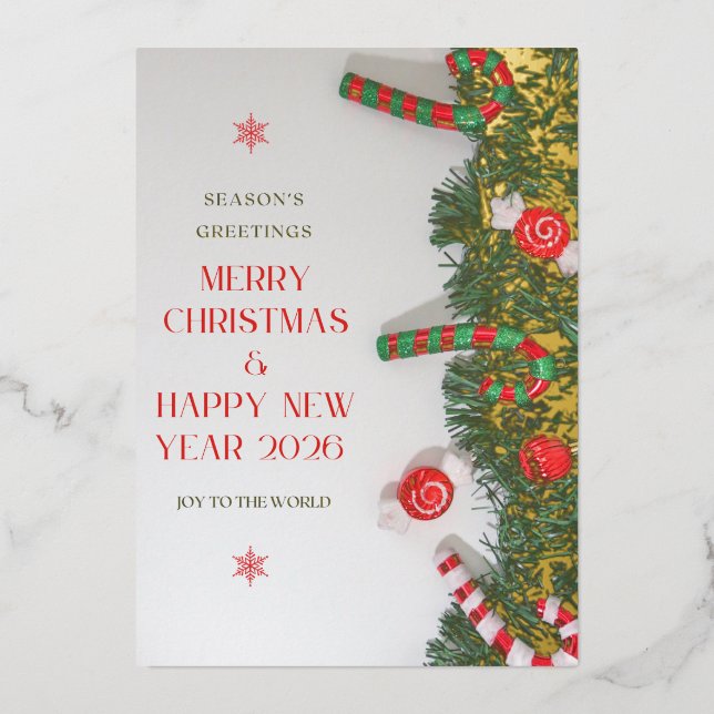 Invitación de papel aluminio (Anverso)