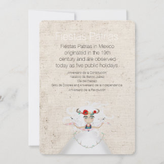 Invitación de papel artesanal