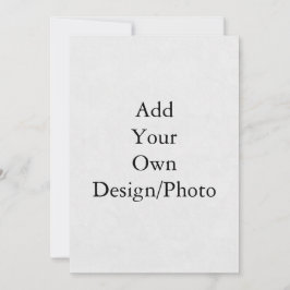 Invitación de papel con diseño/foto personalizado