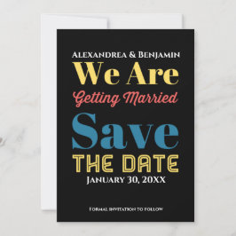 Invitación de pareja Boda involucrada moderna