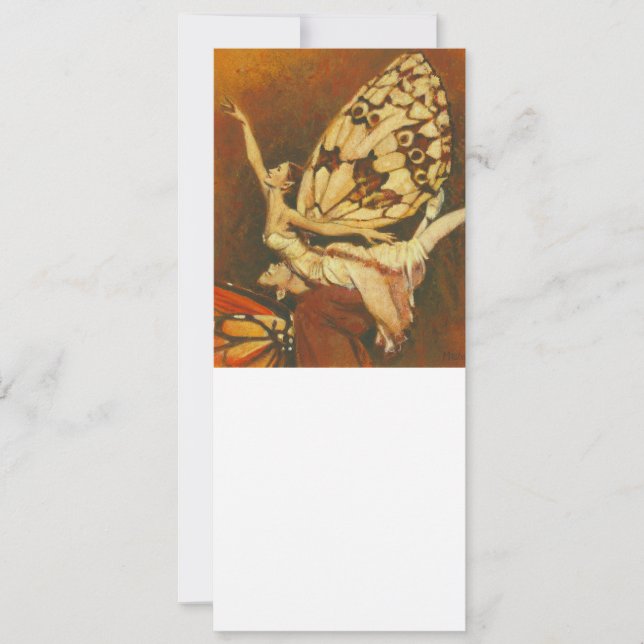 Invitación de pareja de hadas (Anverso)