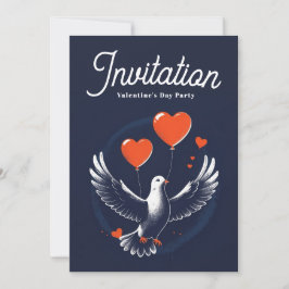 Invitación de parte el día de San Valentín con cód