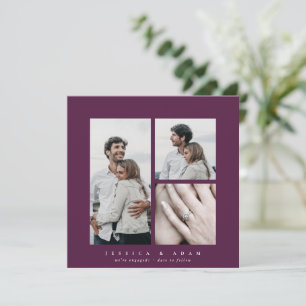 Invitación de participación multifotografía elegan