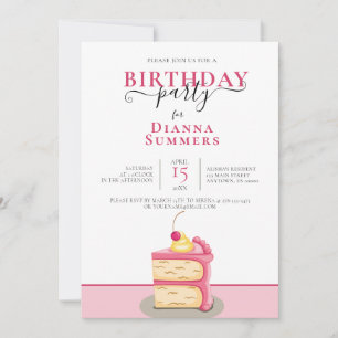 INVITACIÓN DE PARTIDA DE CUMPLEAÑOS, ARTE DE PASTE