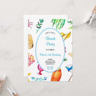 INVITACIÓN DE PARTIDO DE CUMPLEAÑOS MULTICOLOR BEA
