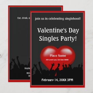 Invitación de partido de El día de San Valentín ún