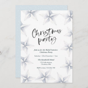 Invitación de partido de navidades   estrellas de 