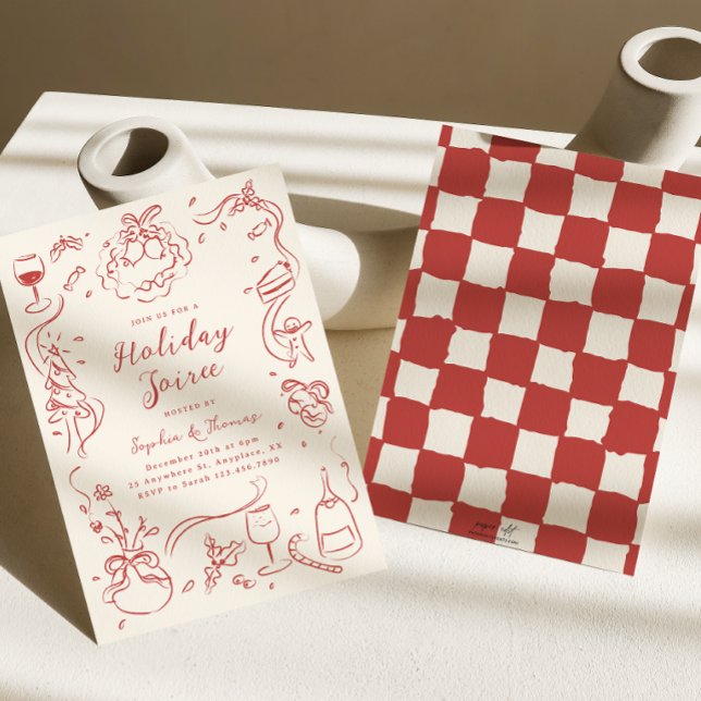 Invitación de partido de navidades Mano caprichosa (Subido por el creador)