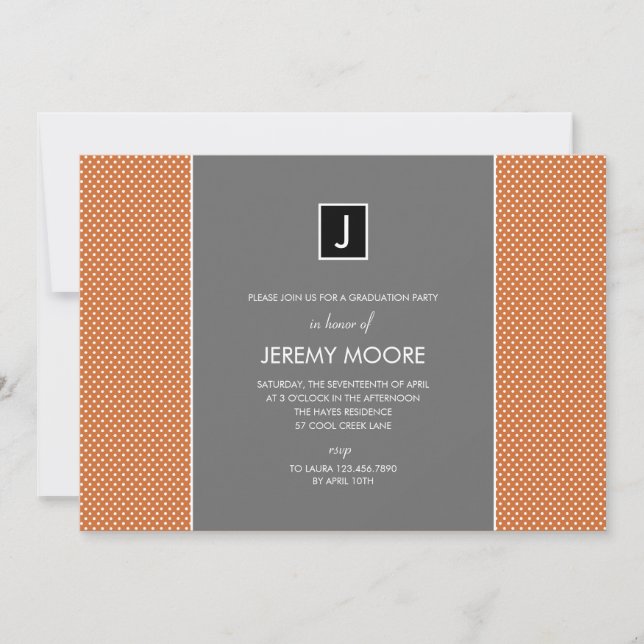 Invitación de partido de puntos mini (Anverso)