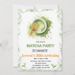 Invitación de partido Matcha