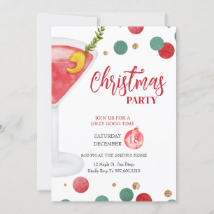 Invitación de partido navidad, Fiesta Navidades