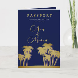 Invitación de pasaporte Oasis de Oasis de Oasis de