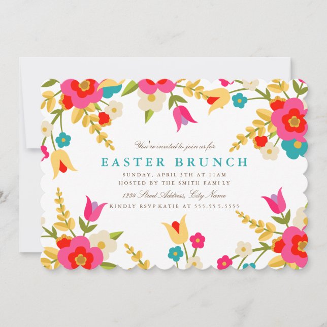 Invitación de Pascua a las Flores del País (Anverso)