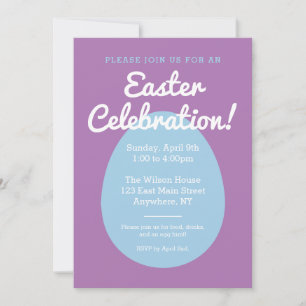 Invitación de Pascua a una celebración