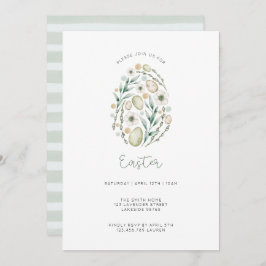 Invitación de Pascua con Guión Delicado