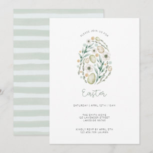 Invitación de Pascua con Guión Delicado